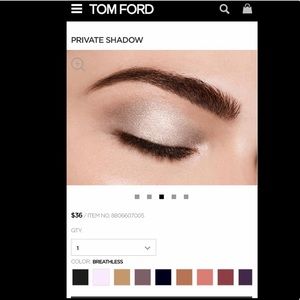 TOM FORD• Private Shadow• Breathless•